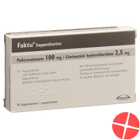 Faktu Zäpfchen 10 Stück