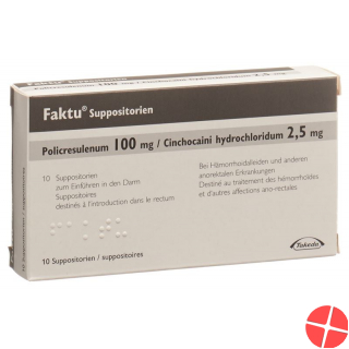 Faktu Zäpfchen 10 Stück