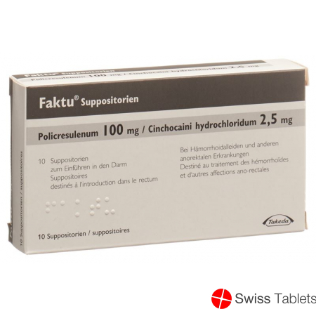 Faktu Zäpfchen 10 Stück buy online