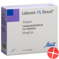 Lidocain Streuli 1% O Kons 10 Ampullen 2ml