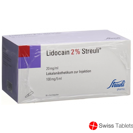 Lidocain Streuli 2% O Kons 50 Ampullen 5ml buy online