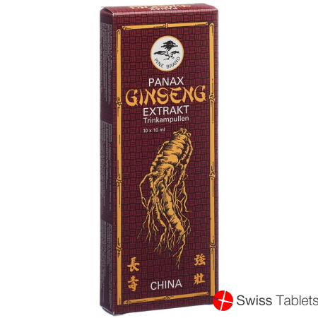 Panax Ginseng Lösung Trinkampullen 10 Stück buy online