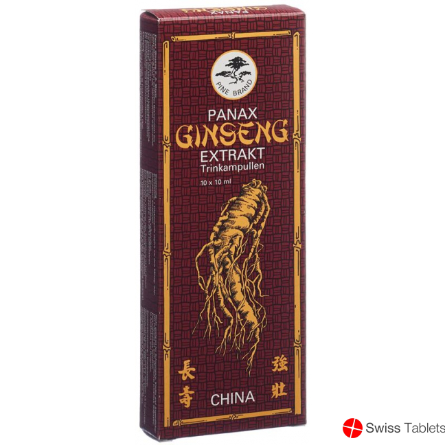 Panax Ginseng Lösung Trinkampullen 10 Stück buy online