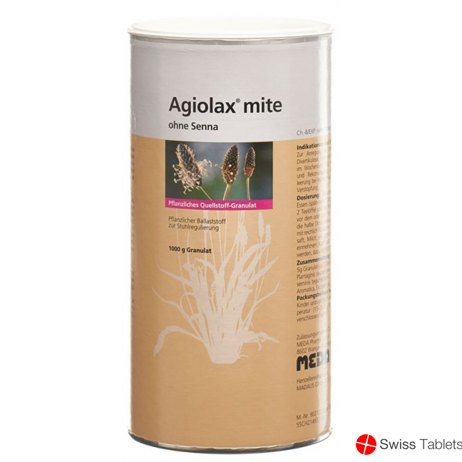 Agiolax Mite Granulat Dose 1000g buy online
