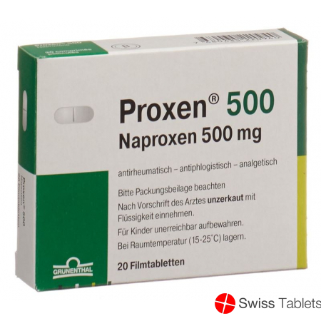 Proxen 500 Filmtabletten 500mg 20 Stück buy online