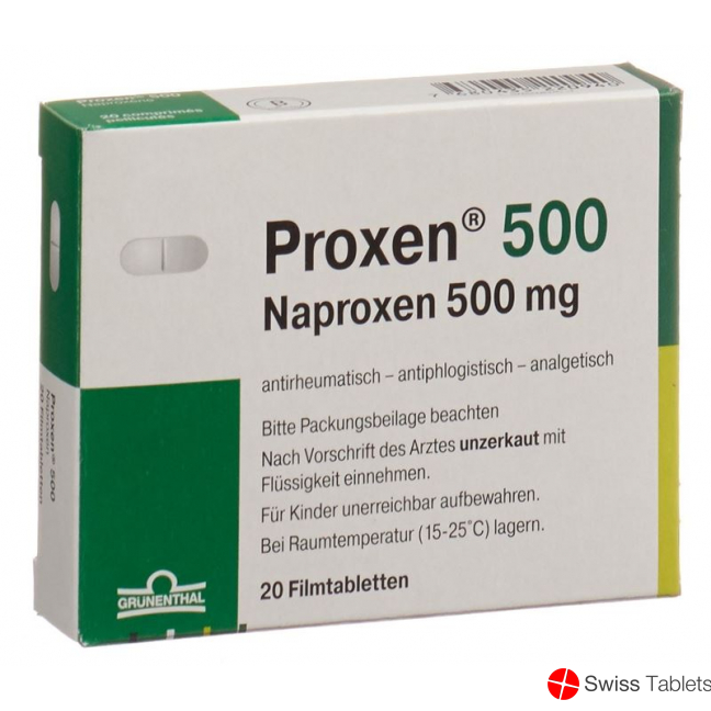 Proxen 500 Filmtabletten 500mg 20 Stück buy online