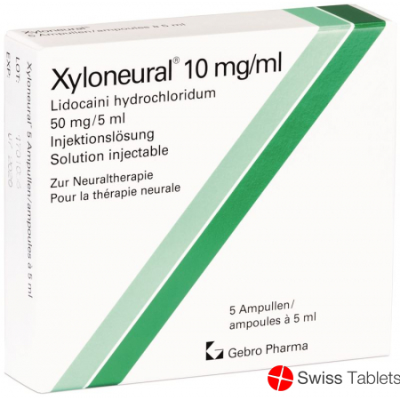 Xyloneural Injektionslösung O Kons 5 Ampullen 5ml buy online