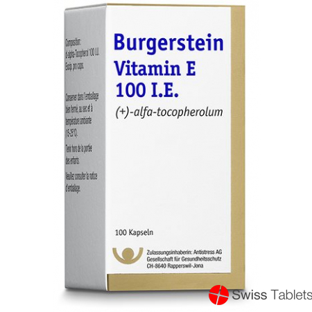 Burgerstein Vitamin E 100 I.E. 100 Kapseln buy online