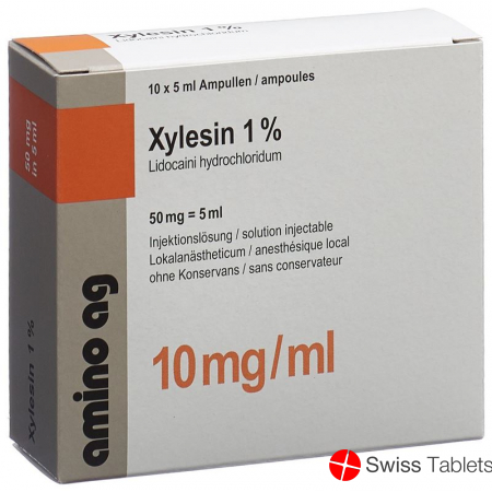 Xylesin Injektionslösung 1% 10 Ampullen 5ml buy online