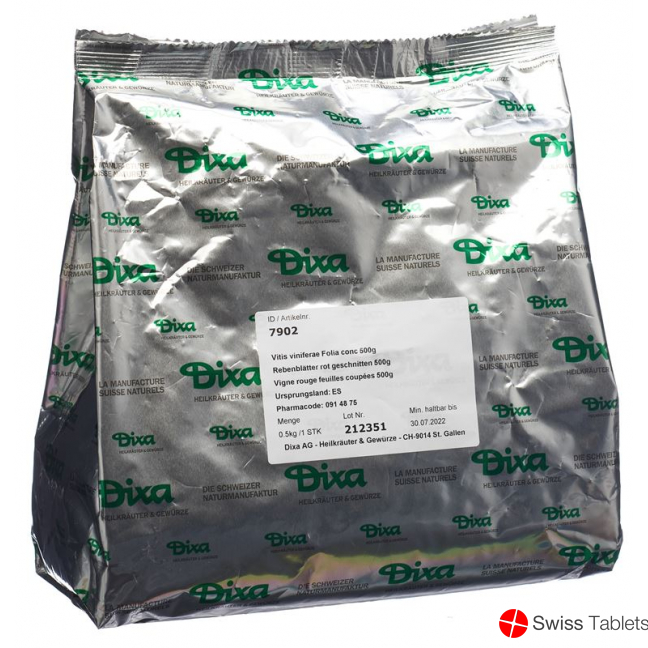 Dixa Vitis Viniferae Folia Conc 500g buy online