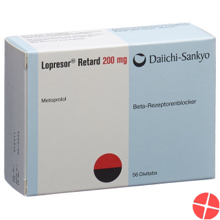 Lopresor Retard Divitabs 200mg 56 Stück