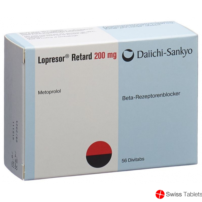 Lopresor Retard Divitabs 200mg 56 Stück buy online