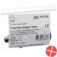 IVF Fingerling Tricot Grösse 3 Schwarz 1 Stück