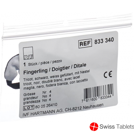 IVF Däumling Tricot Grösse 4 Schwarz buy online
