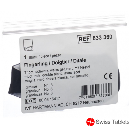 IVF Däumling Tricot Grösse 6 Schwarz buy online