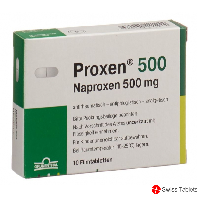 Proxen 500 Filmtabletten 500mg 10 Stück buy online