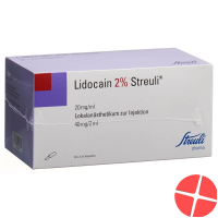 Lidocain Streuli 2% O Kons 50 Ampullen 2ml