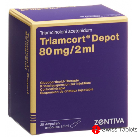 Triamcort Depot Kristallsuspension 80mg 25 Ampullen 2ml buy online
