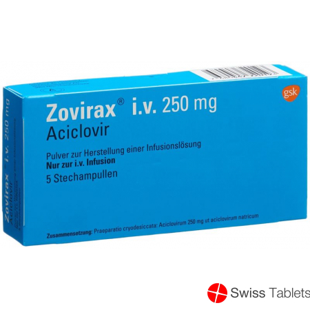 Zovirax Trockensubstanz 250mg i.v. Ampullen 5 Stück buy online