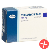 Vibramycin Tabs Tabletten 100mg 25 Stück