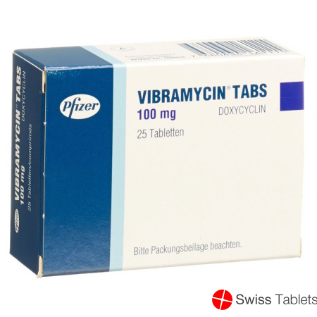Vibramycin Tabs Tabletten 100mg 25 Stück buy online