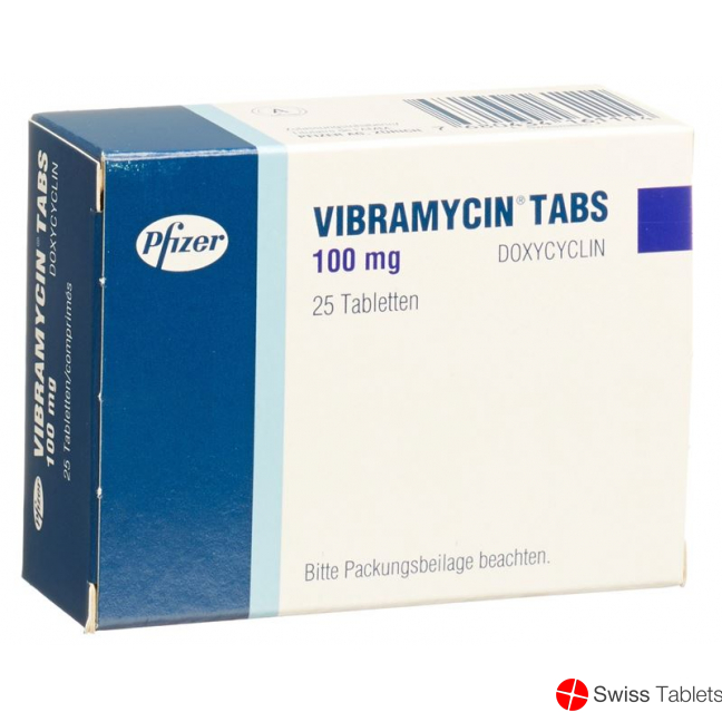 Vibramycin Tabs Tabletten 100mg 25 Stück buy online