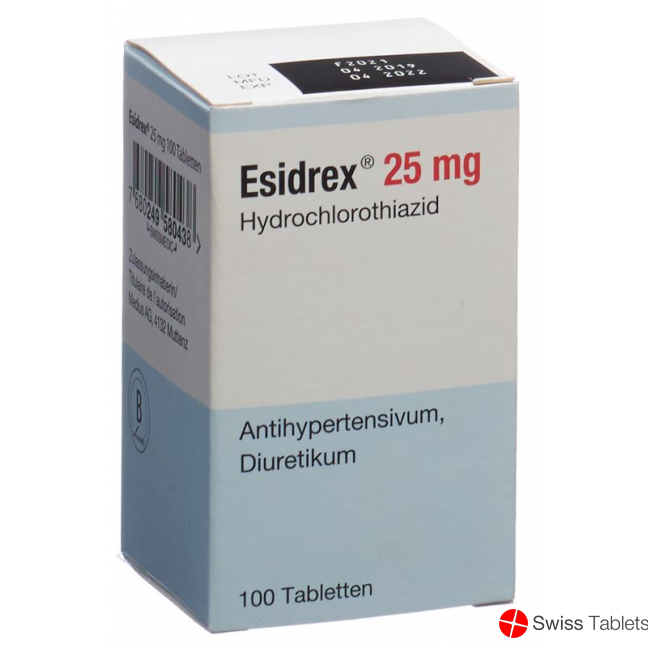 Esidrex tbl 25 mg Ds 100 pcs