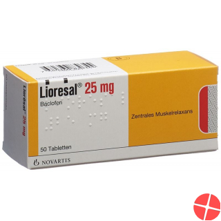 Lioresal tablets 25 mg 50 pcs