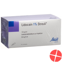 Lidocain Streuli 1% O Kons 50 Ampullen 5ml