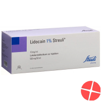 Lidocain Streuli 1% M Kons 10 Durchstechflaschen 50ml