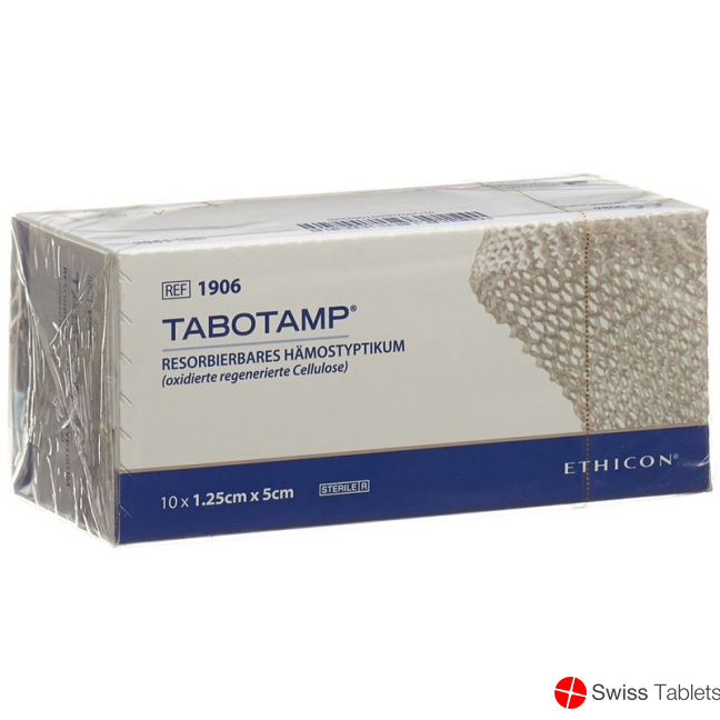 Tabotamp Original Resorbierbares Hämostyptikum 5x1.25cm 10 Stück buy online