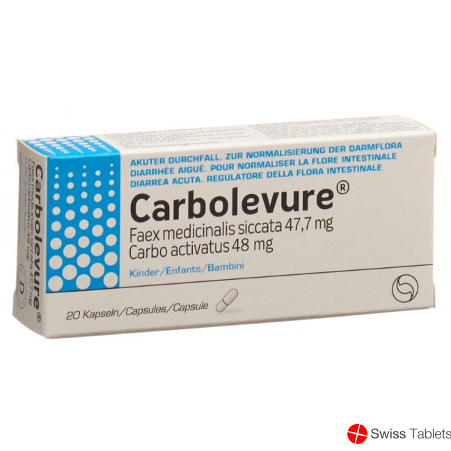 Carbolevure 20 Kapseln für Kinder buy online