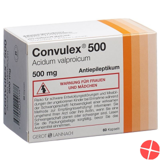Convulex Kapseln 500mg 60 Stück