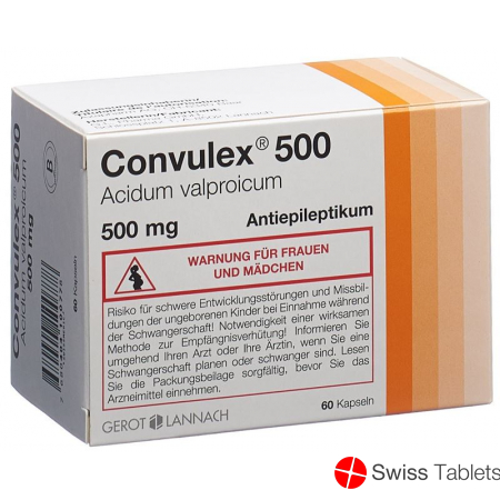 Convulex Kapseln 500mg 60 Stück buy online