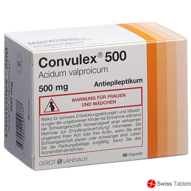 Convulex Kapseln 500mg 60 Stück buy online