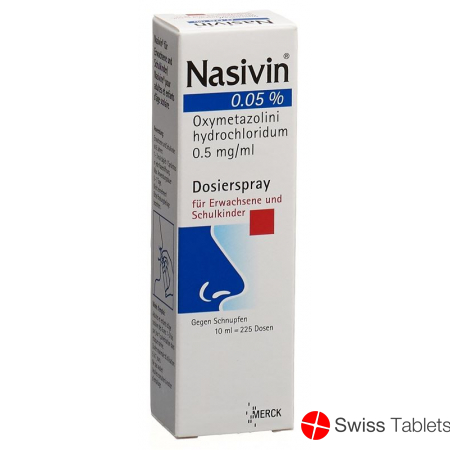 Nasivin Dosierspray 0.05% Erwachsene 10ml buy online