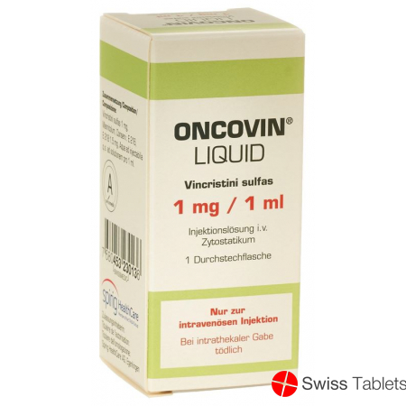 Oncovin Liquid Injektionslösung 1mg/ml i.v. Durchstechflasche 1ml buy online