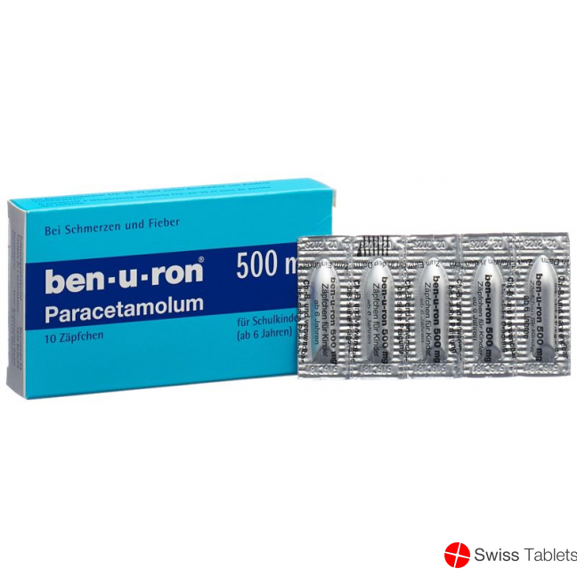 Ben U Ron 500mg 10 Zäpfchen buy online