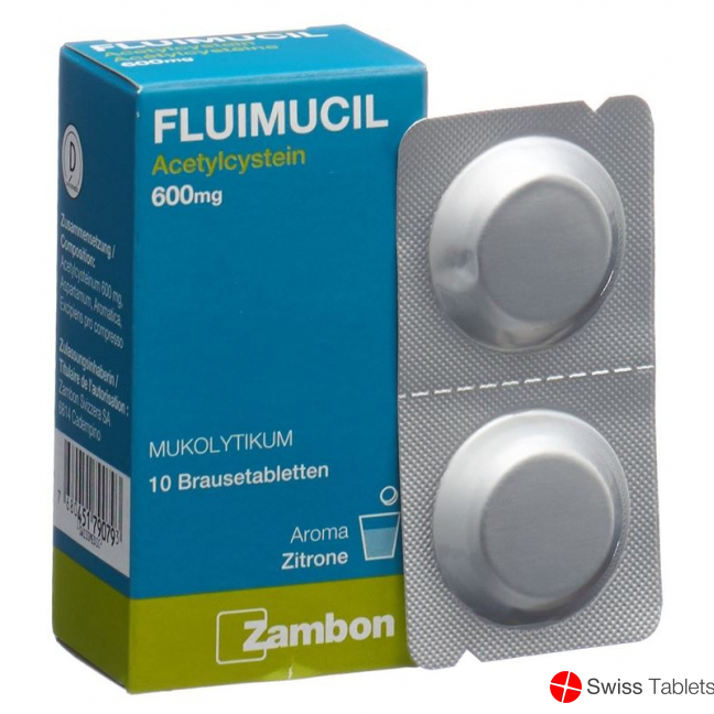 Fluimucil 600mg 10 Brausetabletten buy online