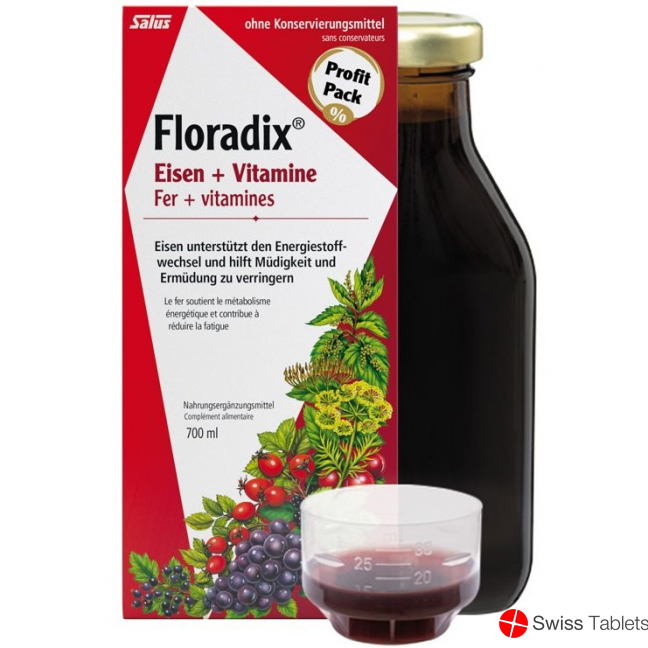 Floradix vitamins + organic iron Juice bottle 700ml buy online