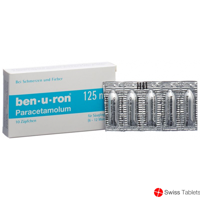 Ben U Ron 125mg 10 Zäpfchen buy online