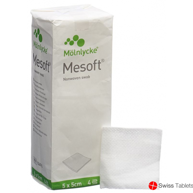 Mesoft Nw Kompressen 5x5cm Unsteril 100 Stück buy online