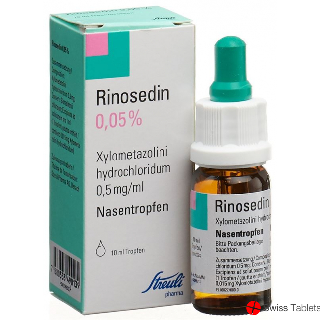 Rinosedin Nasentropfen 0.05% 10ml buy online