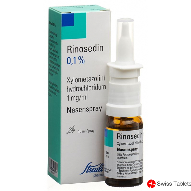 Rinosedin Nasenspray 0.1% 10ml buy online