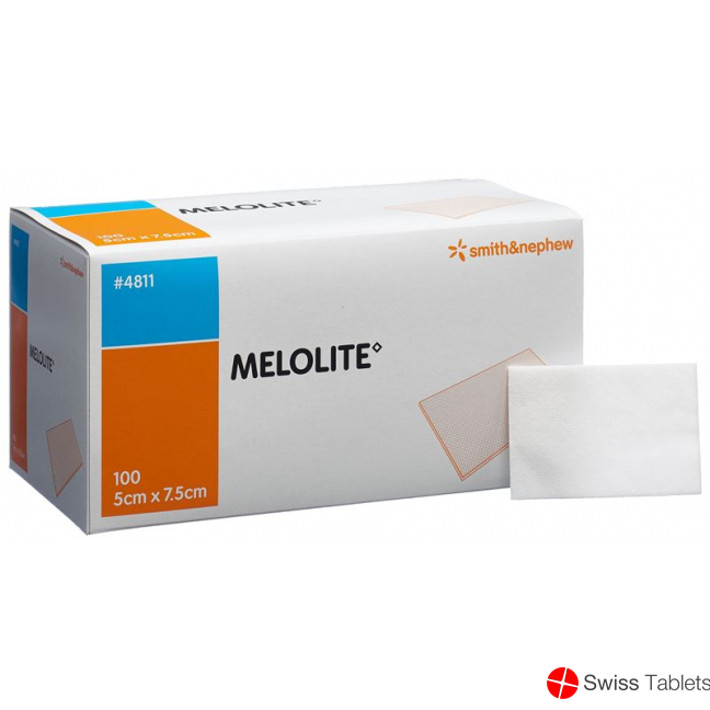 Melolite Wundkompresse 5cmx7.5cm 100 Beutel buy online