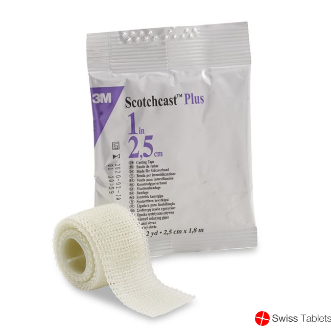 3M Scotchcast Plus 2.5cmx1.8m Weiss 10 Stück buy online