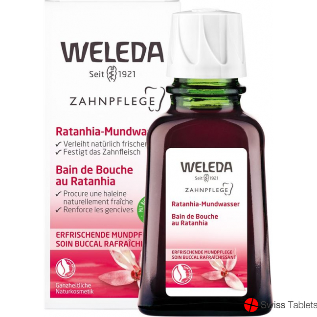 Weleda Ratanhia Mundwasser Konzentrat 50ml buy online