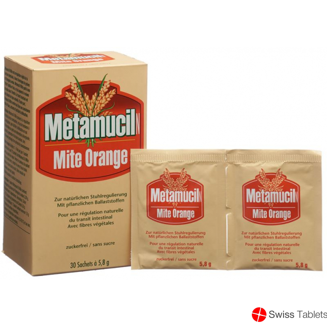 Metamucil N Mite Pulver Orange 30 Beutel buy online