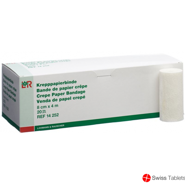 Lohmann Krepp Papier Binde 8cmx4m 20 Stück buy online