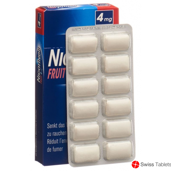 Nicotinell Fruit 4mg 24 Kaugummi buy online